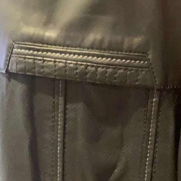 LEATHER WORLD Lamb Leather Black Bomber Jacket sz 3XL - Picture 6 of 14